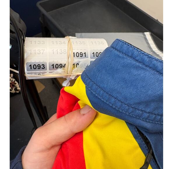 Fox Racing Axis Board Shorts Mens 34 Red Yellow Colorblock Summer Swim Surf - Picture 9 of 9